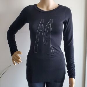 MARCIANO - M Lace Logo Top
